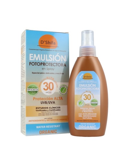 Solar SPF30 Fotoprotector 200 ml D'Shila