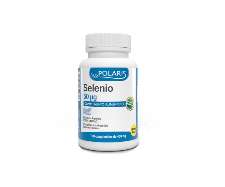 Selenio 100 comprimidos de 450mg Polaris