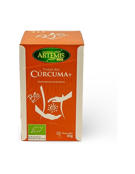 Infusión de cúcurma plus Bio 20 bolsitas infusoras Artemis