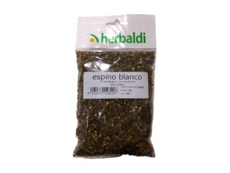 Hierba espino blanco triturada