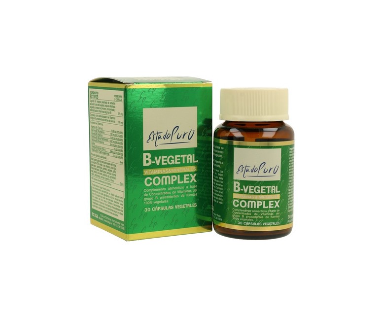 B-vegetal complex 30 cápsulas vegetales de 650mg Estado Puro