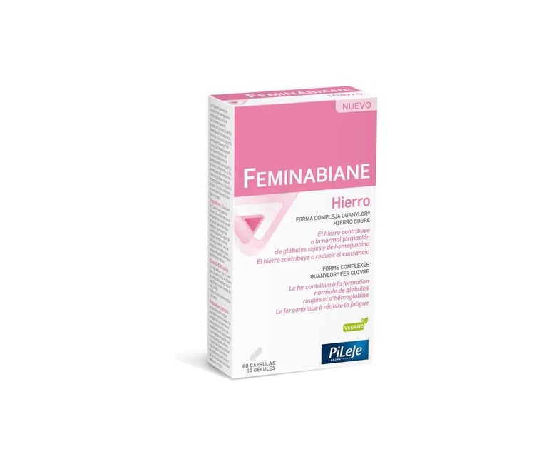 Feminabiane hierro 60 cápsulas vegetales Pileje