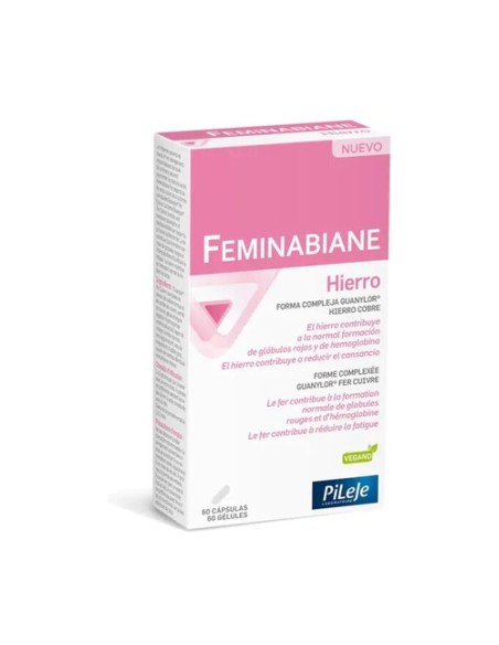 Feminabiane hierro 60 cápsulas vegetales Pileje