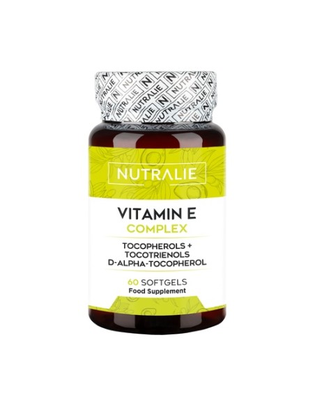 Vitamina E Complex tocoferoles y tocotrienoles 60 cápsulas Nutralie
