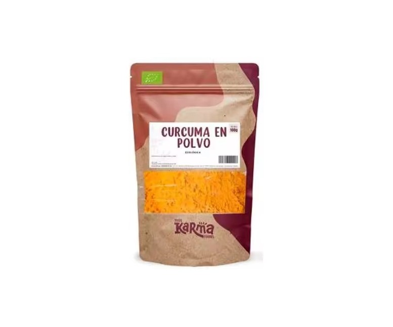 Cúrcuma en polvo Eco vegan 100 g de polvo Karma