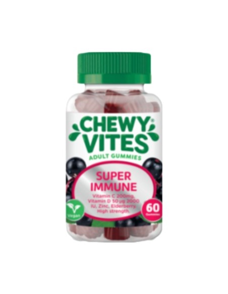Super inmune multivitamínico para adultos 60 gominolas (Saúco) Chewy Vites