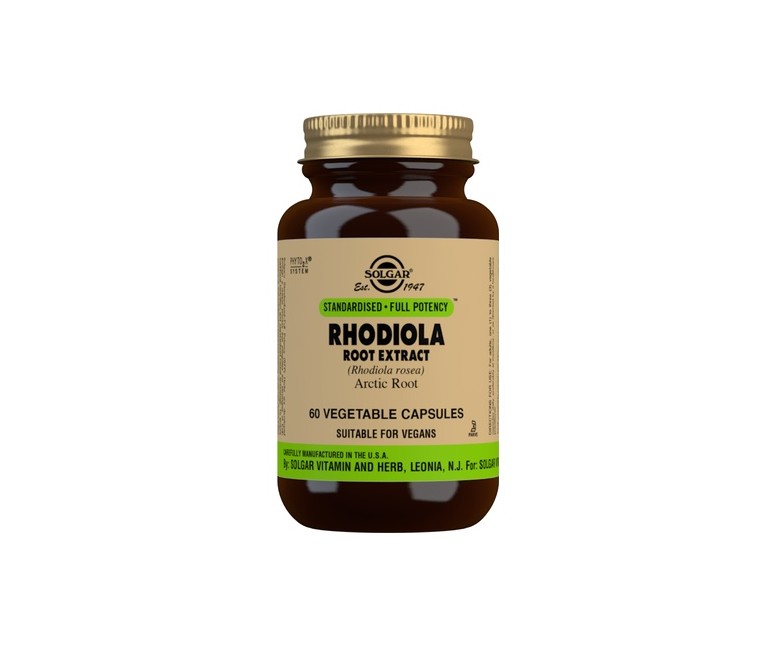 Raíz de Rodiola (Rhodiola rosea) 60 cápsulas vegetales Solgar