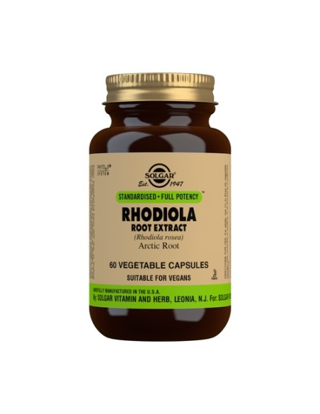 Raíz de Rodiola (Rhodiola rosea) 60 cápsulas vegetales Solgar