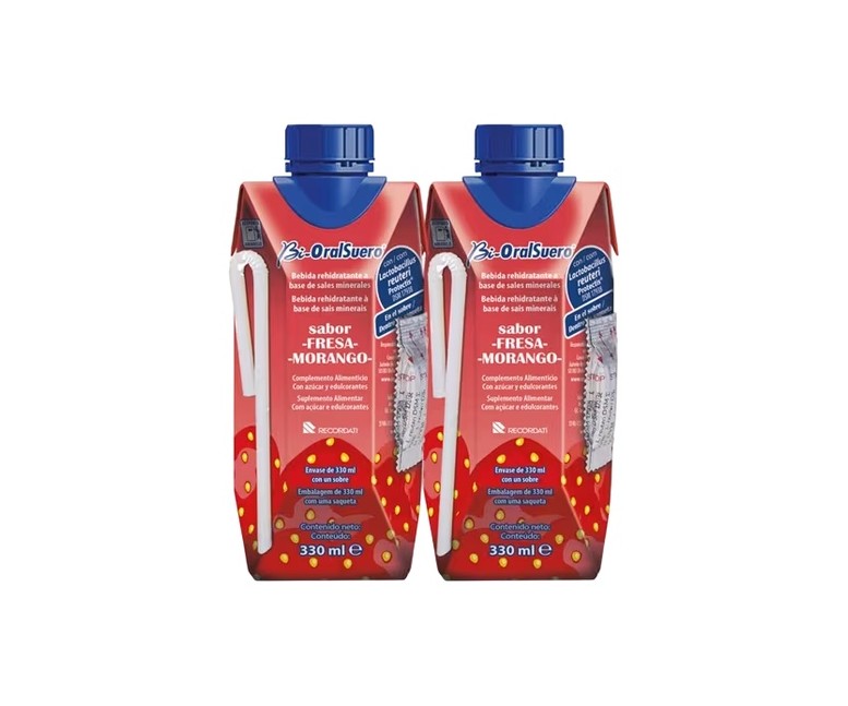 Bioralsuero bebida rehidratante de fresa 660 ml (Fresa) Casen Recordati