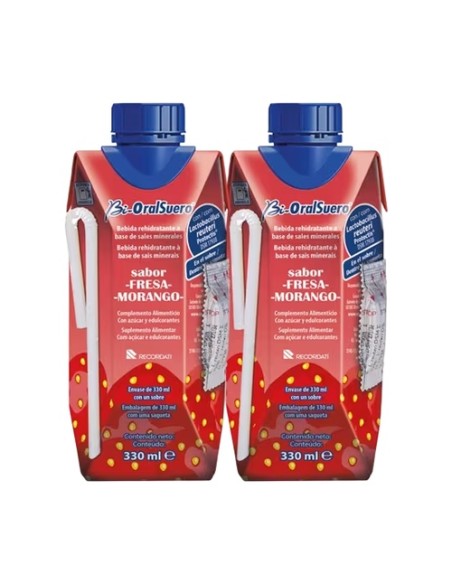 Bioralsuero bebida rehidratante de fresa 660 ml (Fresa) Casen Recordati