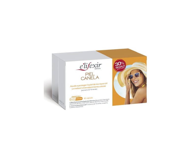 E'lifexir® Esenciall piel canela 80 cápsulas (Canela) Elifexir