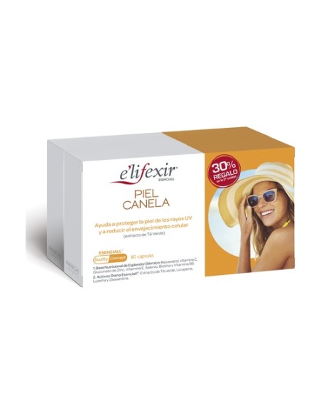 E'lifexir® Esenciall piel canela 80 cápsulas (Canela) Elifexir