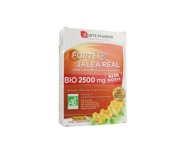 Forté Jalea Real BIO 2500 mg 20 ampollas Forté Pharma