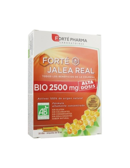 Forté Jalea Real BIO 2500 mg 20 ampollas Forté Pharma