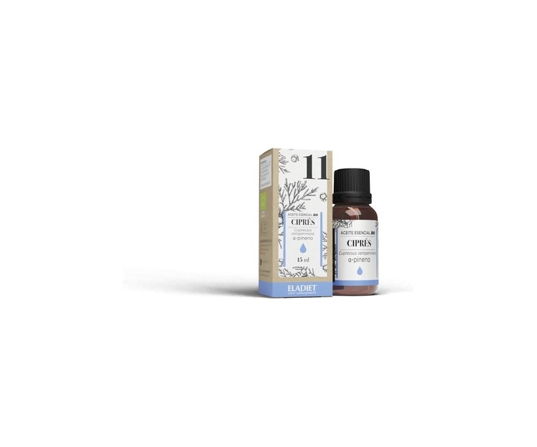 Esencia ciprés Bio 15 ml de aceite esencial Eladiet