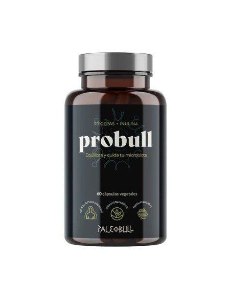 Probull probiótico natural 60 cápsulas Paleobull