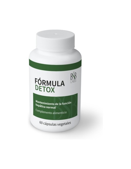 Fórmula detox 60 cápsulas vegetales BSB Labs
