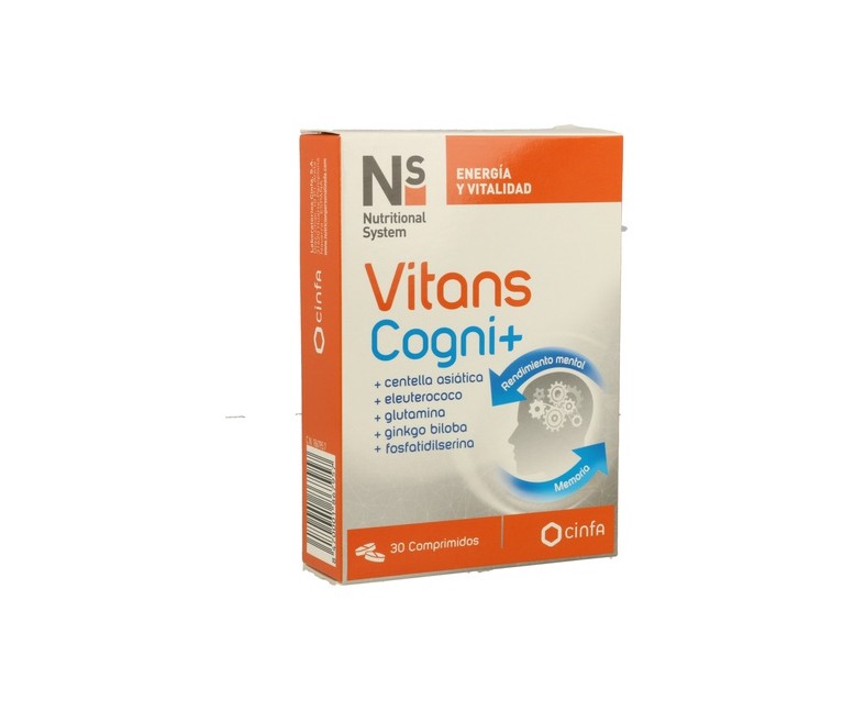 Vitans Cogni+ 30 comprimidos Nutritional System