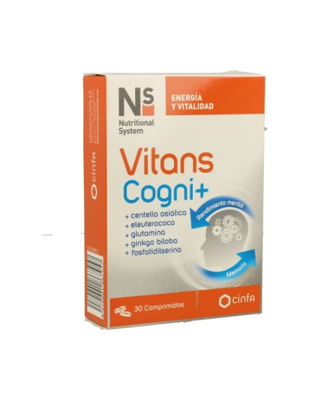 Vitans Cogni+ 30 comprimidos Nutritional System