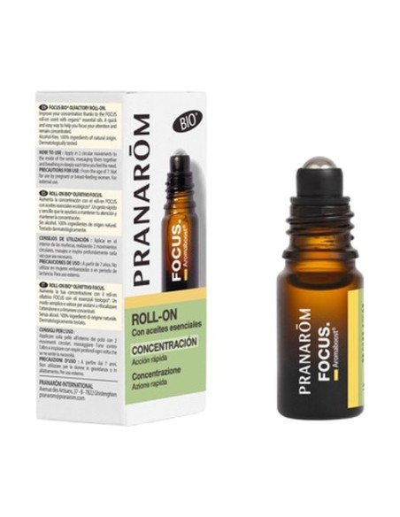 Aromaboost roll-on focus Bio (concentración) 5 ml Pranarom