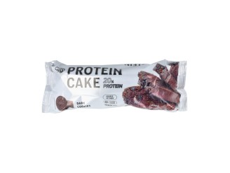 Pastel de proteina con galletas oscuras