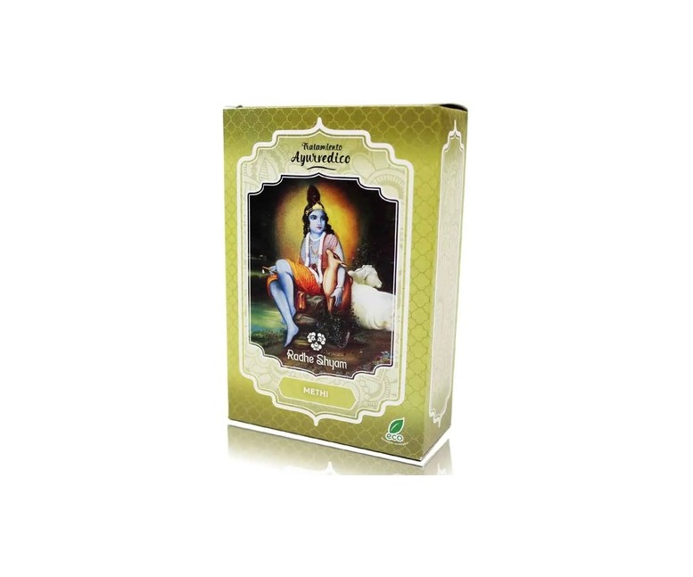 Methi tratamiento capilar natural ayurvédico 100 g Radhe Shyam
