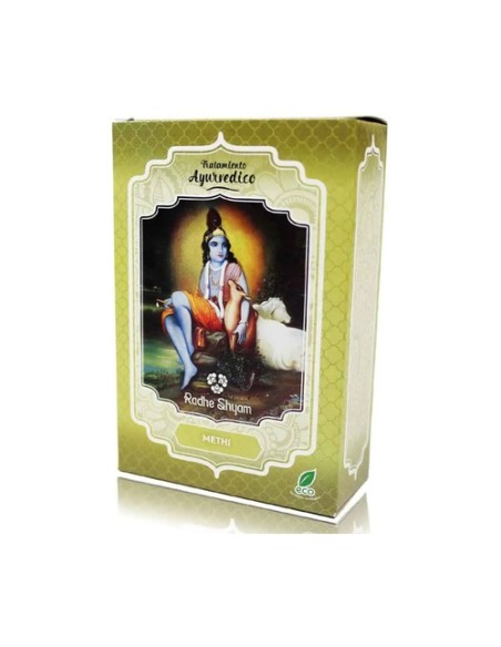 Methi tratamiento capilar natural ayurvédico 100 g Radhe Shyam