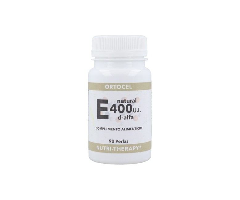 Vitamina E 400UI D-alpha natural 90 perlas Ortocel Nutri Therapy