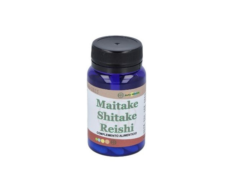 Maitake shitake reishi 30 cápsulas Alfa Herbal
