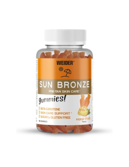 Sun bronze gominolas para bronceado 40 gominolas Weider