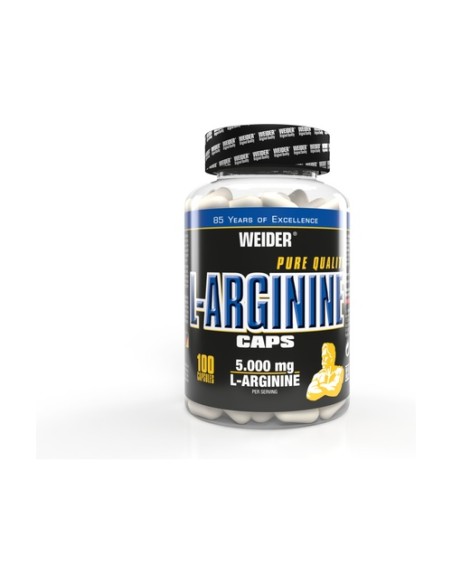 L-Arginina 5000 mg 100 cápsulas de 1g Weider
