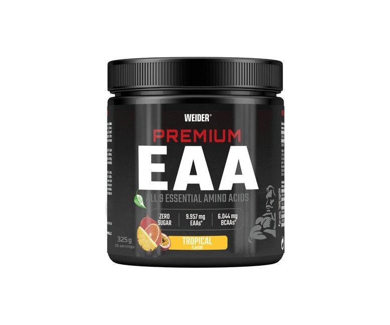 Premium EAA zero tropical rendimiento físico 325 g de polvo (Tropical) Weider