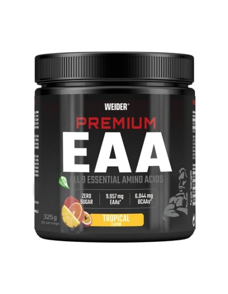 Premium EAA zero tropical rendimiento físico 325 g de polvo (Tropical) Weider
