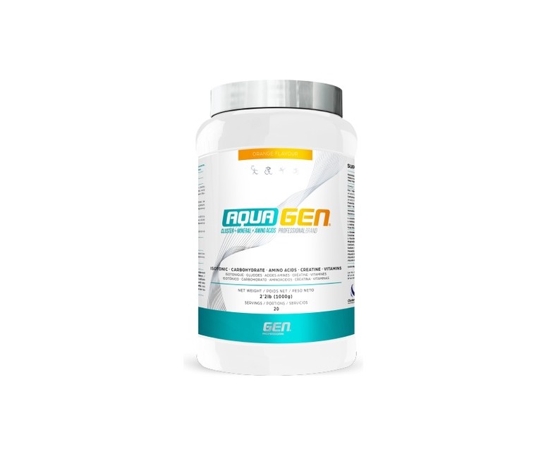 Aquagen sabor naranja 1 kg de polvo (Naranja) Gen Professional