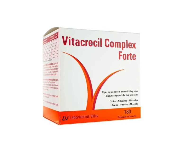Vitacrecil complex forte (cabello y uñas) 180 cápsulas Vitacrecil