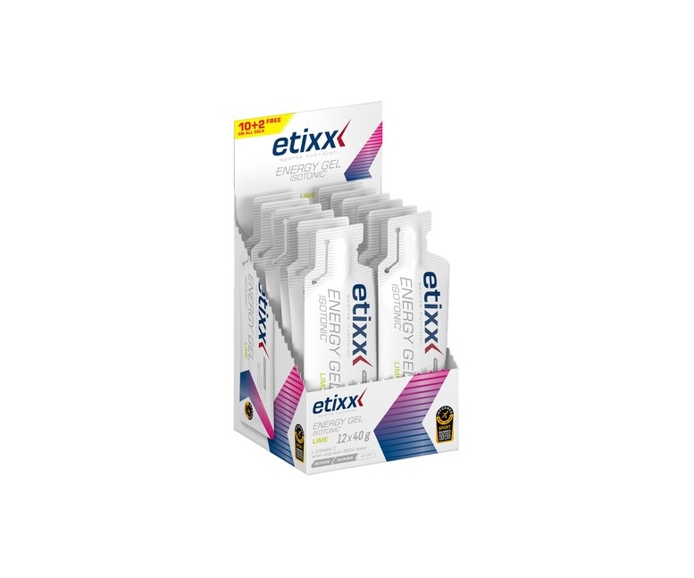 Isotonic energy gel naranja 12 sticks de 60ml (Naranja) Etixx
