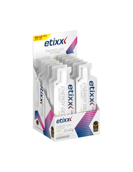Isotonic energy gel naranja 12 sticks de 60ml (Naranja) Etixx