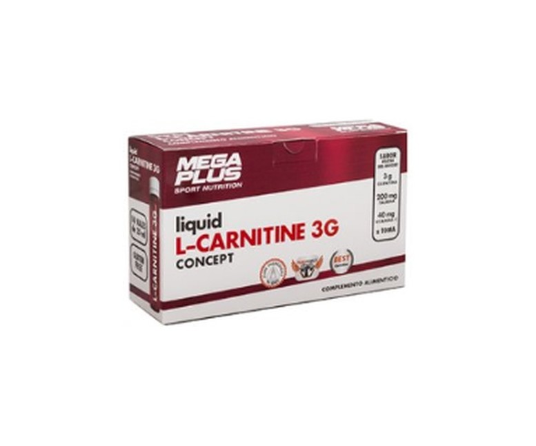 L-Carnitine 3G Concept 14 ampollas de 25 ml Mega Plus