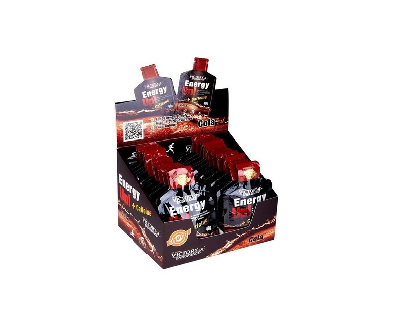 Energy up gel con cafeina de cola 24 unidades de 40g (Cola) Weider