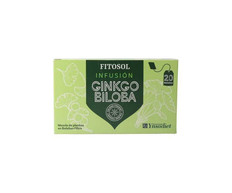 Infusiones Ginkgo Biloba 20 bolsitas infusoras Fitosol