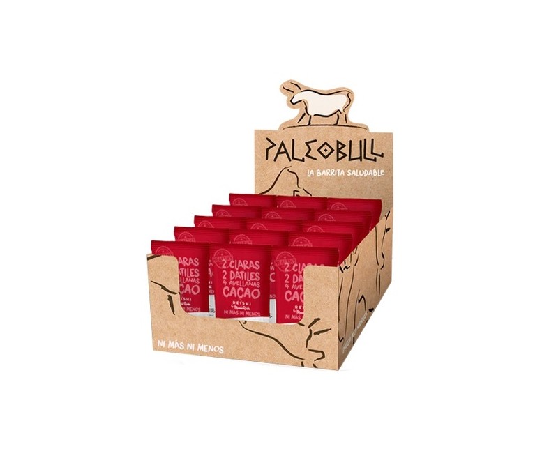 Barritas cacao 15 barritas de 50g Paleobull
