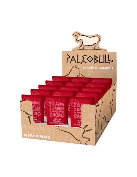 Barritas cacao 15 barritas de 50g Paleobull