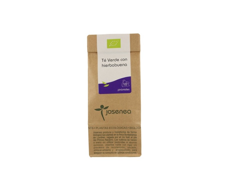 Té Verde con Hierbabuena Kraft 10 bolsitas infusoras Josenea