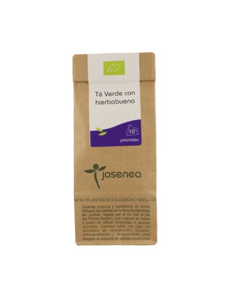 Té Verde con Hierbabuena Kraft 10 bolsitas infusoras Josenea