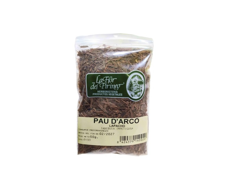 Hierba pau d'arco corteza 50 g Flor Pirineo
