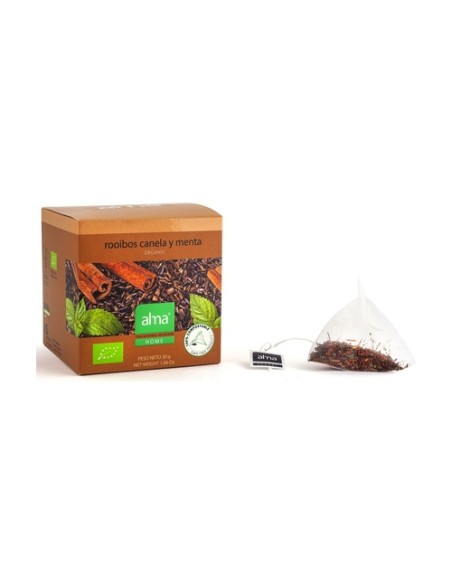 Infusión rooibos canela menta 15 unidades de 2 g Alma Home