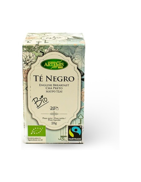 Té Negro (English Breakfast) 20 bolsitas infusoras Artemis