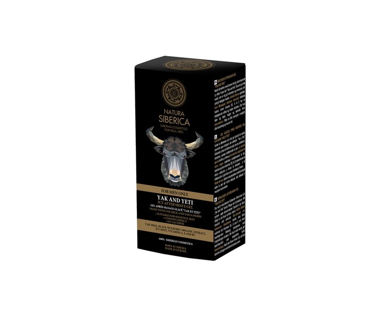 Gel Glacial Después Afeitado "Yak y Yeti" 150 ml de gel Natura Siberica