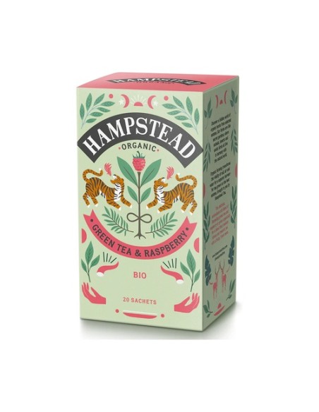 Té verde & frambuesa 20 bolsitas infusoras HAMPSTEAD