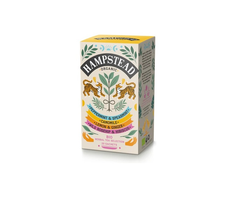 Pack selección hierbas 20 bolsitas infusoras HAMPSTEAD